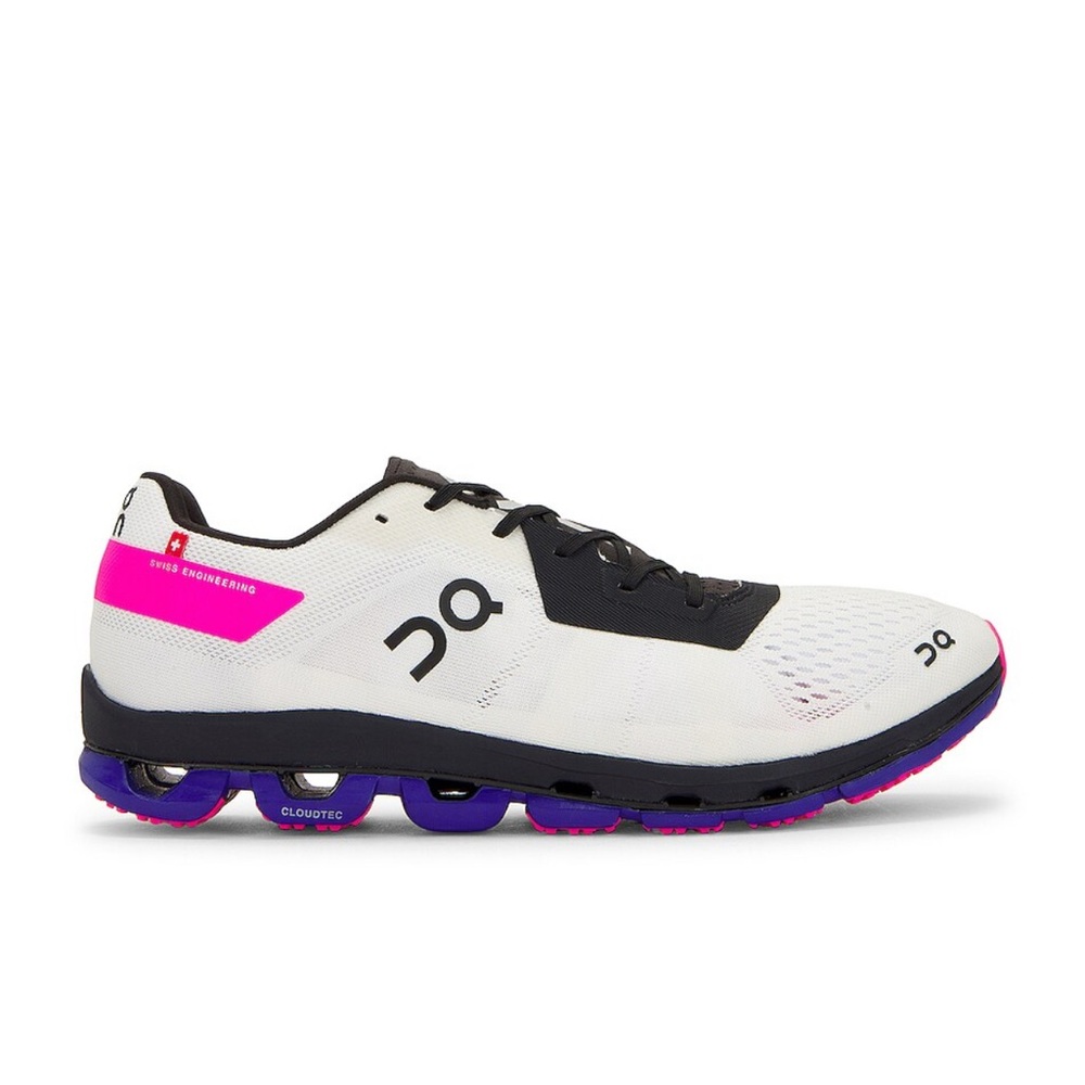 RARE/LIMITED EDITION On Cloud Flash Exclusive Sneaker - Indigo/Neon Pink Men 10
